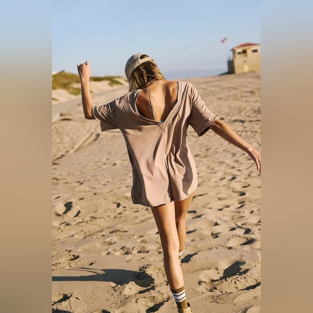 FP‎ Movement Women's Hiking Hot Shot Tee Granola Girl Romper